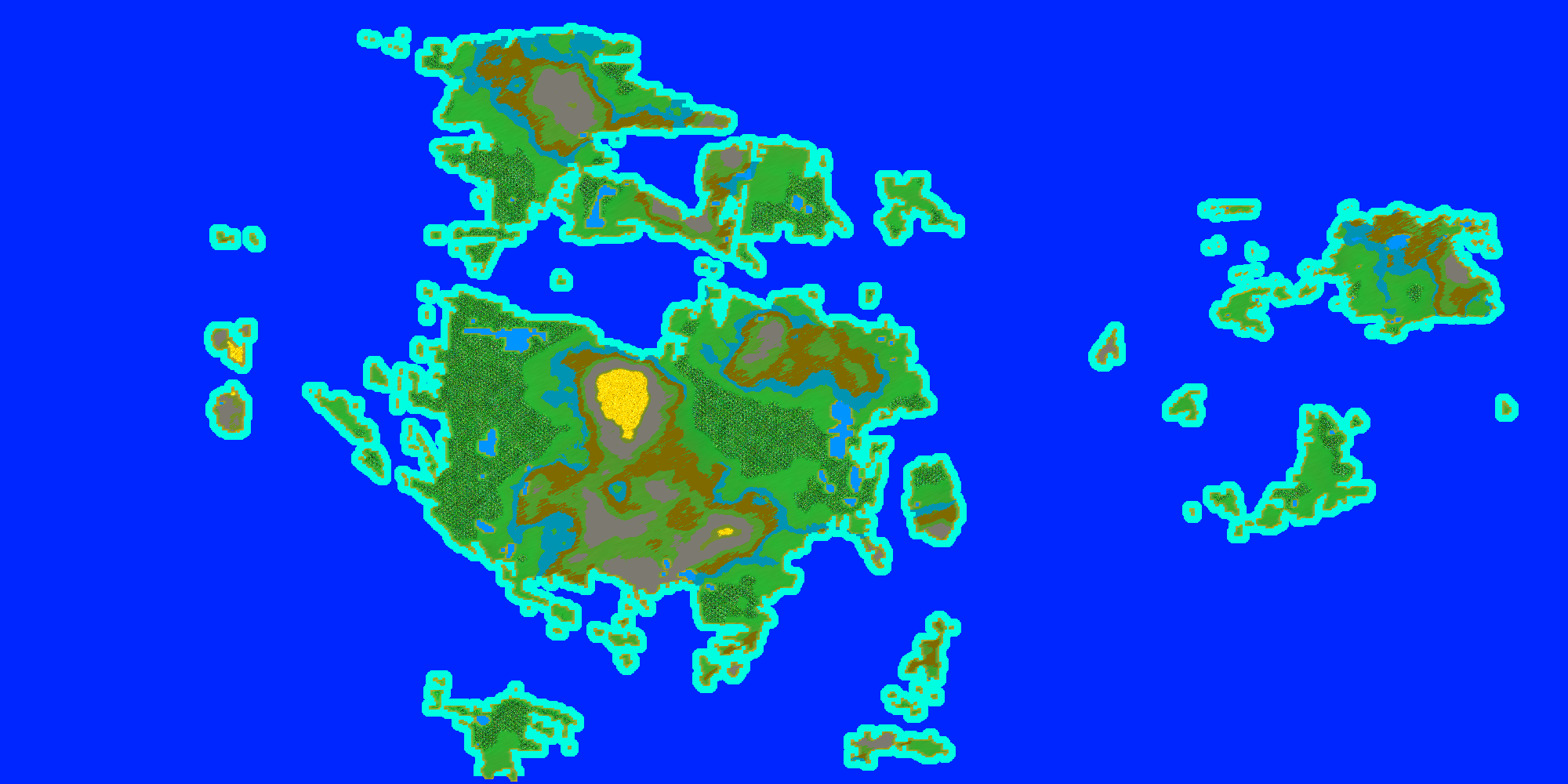 Worldbuilding Map 1 -- Proof of Concept 1